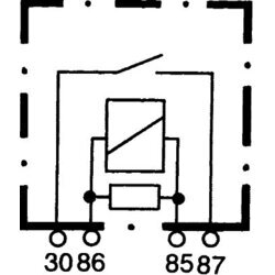 Relé pracovného prúdu HELLA 4RA 007 793-037 - obr. 1