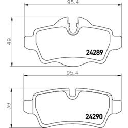 Sada brzdových platničiek kotúčovej brzdy HELLA 8DB 355 031-791