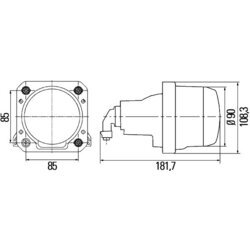 Hlavný svetlomet HELLA 1BL 009 999-041 - obr. 2