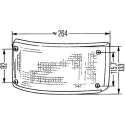 Smerové svetlo HELLA 2BA 005 603-047 - obr. 2