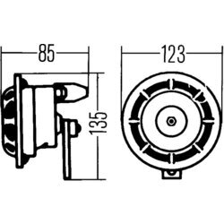 Húkačka HELLA 3AG 003 399-101 - obr. 1