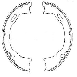 Sada brzd. čeľustí parkov. brzdy HELLA 8DA 355 051-241 - obr. 1