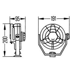 Ventilátor HELLA 8EV 003 361-011 - obr. 1