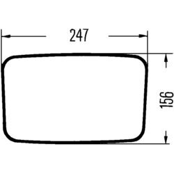 Vonkajšie spätné zrkadlo HELLA 8SB 004 288-092 - obr. 1