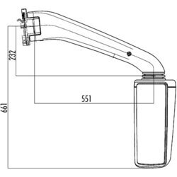 Vonkajšie spätné zrkadlo HELLA 8SB 501 246-812 - obr. 1