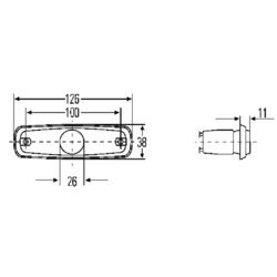 Polohové svetlo HELLA 2PG 962 964-051 - obr. 2