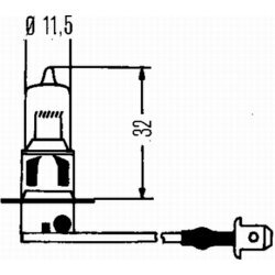 Žiarovka pre hlavný svetlomet HELLA 8GH 002 090-153 - obr. 1