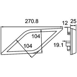 Smerové svetlo HELLA 2BA 013 331-341 - obr. 1