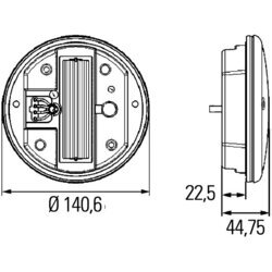 Zadné svetlo HELLA 2SD 344 100-007 - obr. 1