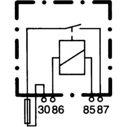 Relé pracovného prúdu HELLA 4RA 003 530-007 - obr. 1