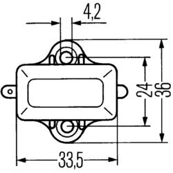 Spínač brzdového svetla HELLA 6DD 001 551-187 - obr. 1