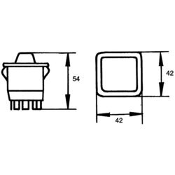 Spínač HELLA 6GM 500 212-012 - obr. 1