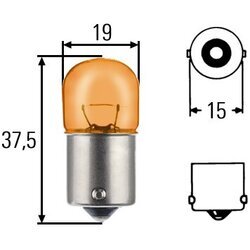 Žiarovka pre smerové svetlo HELLA 8GA 002 071-051 - obr. 1