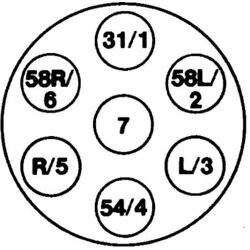 Zásuvka HELLA 8JB 003 833-031 - obr. 1