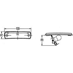 Polohové svetlo HELLA 2PF 001 647-031 - obr. 2