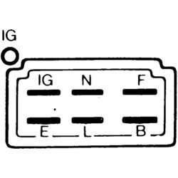 Regulátor alternátora HELLA 5DR 004 243-091 - obr. 2