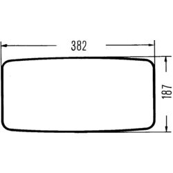 Vonkajšie spätné zrkadlo HELLA 8SB 003 290-001 - obr. 1