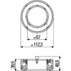 Zadné svetlo HELLA 2SB 009 362-317 - obr. 1