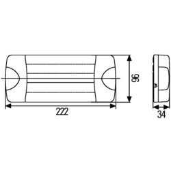 Zadné svetlo HELLA 2SK 980 615-001 - obr. 2