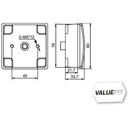 Smerové svetlo HELLA 2SW 357 029-121 - obr. 2