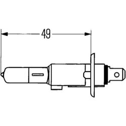 Žiarovka pre hlavný svetlomet HELLA 8GH 002 089-153 - obr. 1