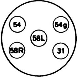 Zásuvka HELLA 8JB 001 940-001 - obr. 1