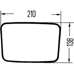 Vonkajšie spätné zrkadlo HELLA 8SB 003 609-061 - obr. 1