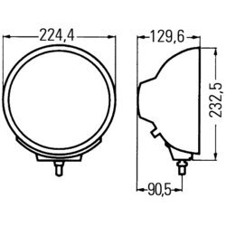 Hmlové svetlo HELLA 1N8 007 560-021 - obr. 1