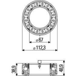 Zadné svetlo HELLA 2SB 009 362-041 - obr. 1