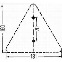 Odrazka HELLA 8RA 003 503-001 - obr. 1