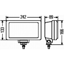 Diaľkový svetlomet HELLA 1FE 006 300-001 - obr. 2