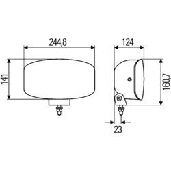 Diaľkový svetlomet HELLA 1FE 008 773-051 - obr. 1