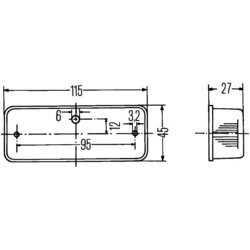 Koncové svetlo HELLA 2TM 003 748-011 - obr. 1