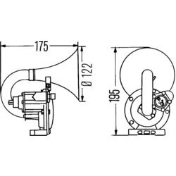 Húkačka HELLA 3PA 004 206-031 - obr. 1