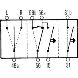 Spínač riadenia HELLA 6TA 003 394-017 - obr. 2