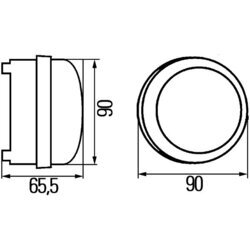 Denné svetlo HELLA 2PT 009 599-011 - obr. 1