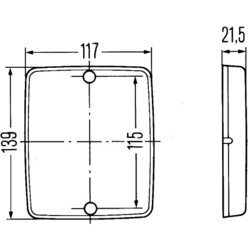 Odrazka HELLA 8RA 003 660-007 - obr. 2