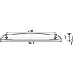 Prídavné brzdové svetlo HELLA 2DA 343 800-001 - obr. 2