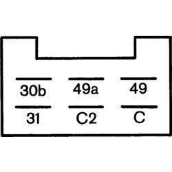 Prerušovač smerových svetiel HELLA 4DM 006 475-087 - obr. 2