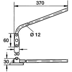 Držiak vonkajšieho zrkadla HELLA 8HG 002 211-001 - obr. 1