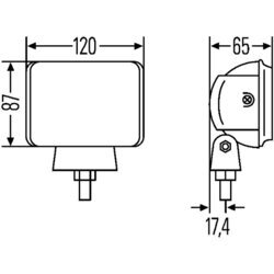 Diaľkový svetlomet HELLA 1FA 007 133-021 - obr. 1