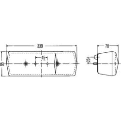 Zadné svetlo HELLA 2SE 001 688-161 - obr. 1