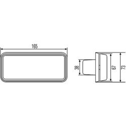 Smerové svetlo HELLA 2BA 996 027-001 - obr. 2