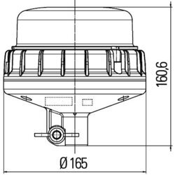 Kontrolka, Poznávacie svetlo HELLA 2XD 011 557-201 - obr. 2