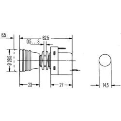 Spínač HELLA 6ED 004 778-021 - obr. 1