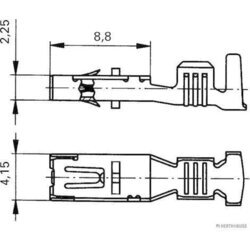 Lem spony HERTH+BUSS ELPARTS 50253238088 - obr. 1