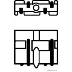 Žiarovka brzdového svetla HERTH+BUSS ELPARTS 89901197 - obr. 1