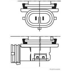 Žiarovka pre hmlové svetlo HERTH+BUSS ELPARTS 89901308 - obr. 1