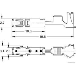 Lem spony HERTH+BUSS ELPARTS 50251460 - obr. 1