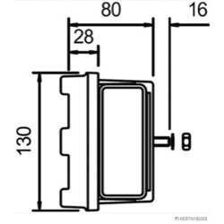 Zadné svetlo HERTH+BUSS ELPARTS 83840607 - obr. 3